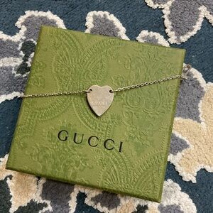 Gucci Silver Heart bracelet